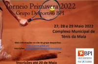 Torneio de Ténis Primavera 2022